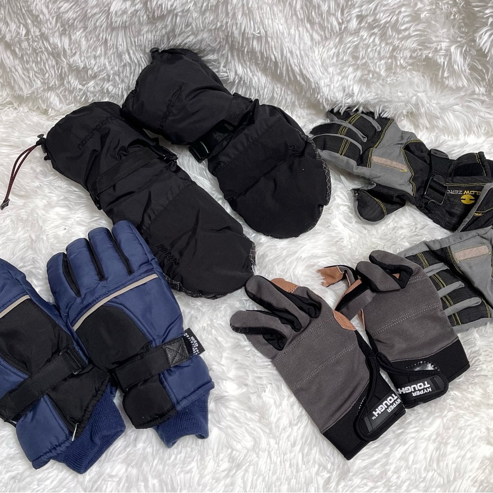 Gloves men’s insulation snowboard working warm winter construction hyper tough